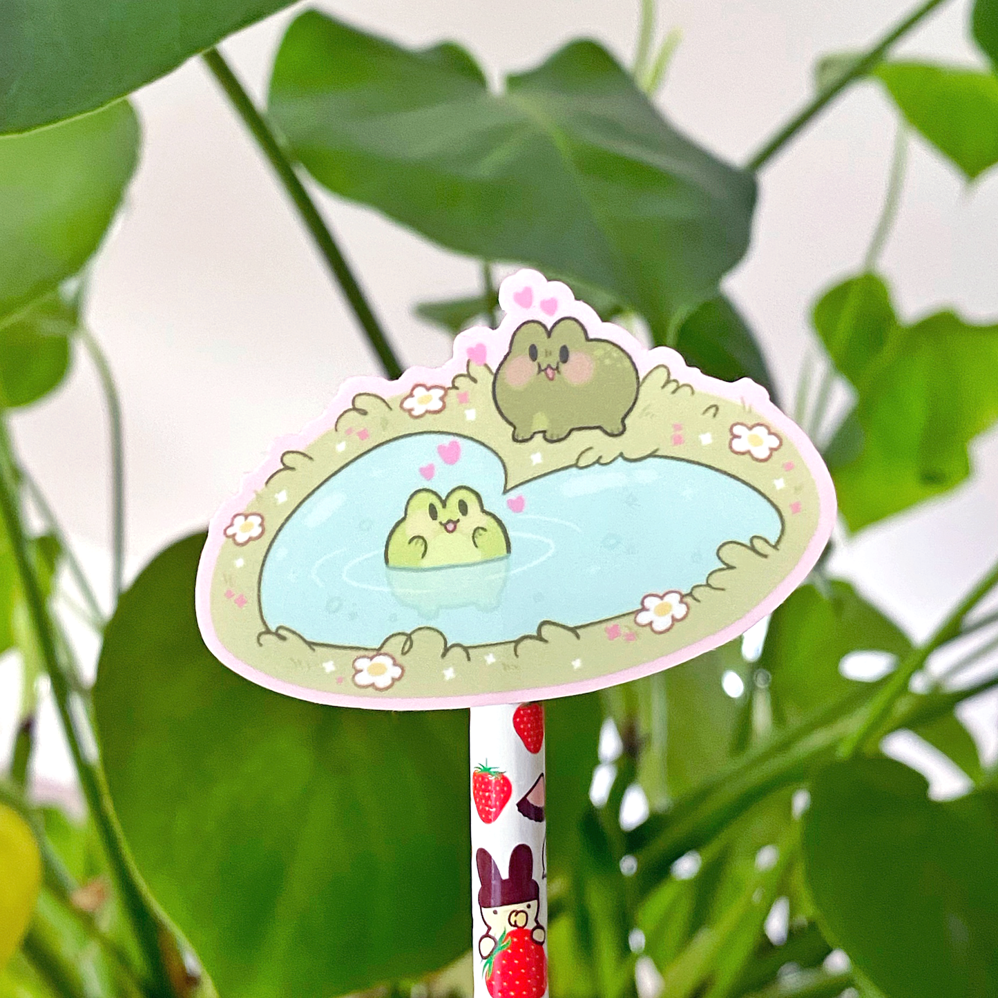 Froggy Lovers Vinyl Sticker
